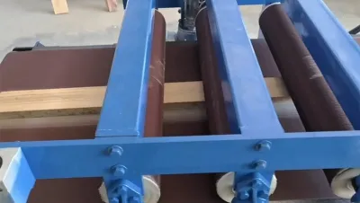 Ponceuse à bande double face compacte