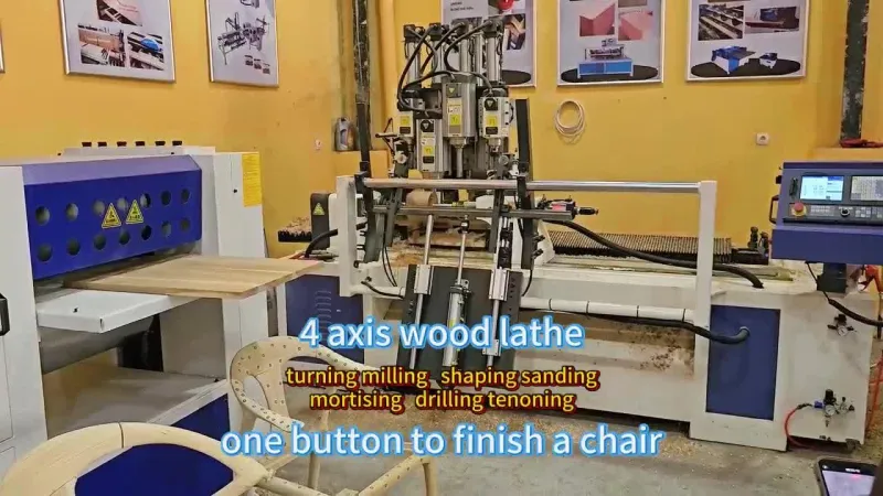CNC centre d'usinage 4 axes pour le bois