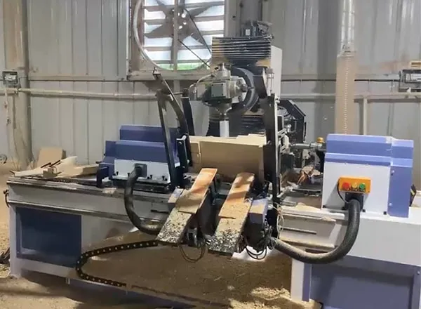 Ligne de production de meubles en bois massif (capacité : 5 000+ pièces/mois)